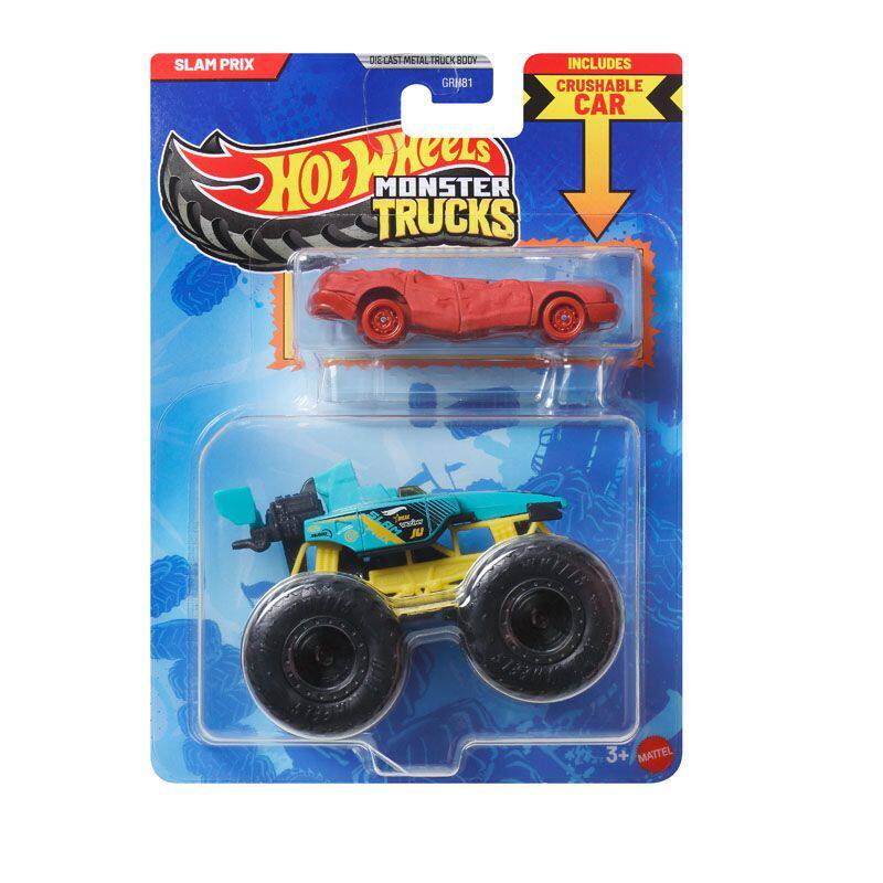 Hot Wheels Car Monster Trucks - 2026 ホットウィール カーズ モンスタートラック スラムプリックス/プリックスコリジョン メタルダイキャストモデルコレクション