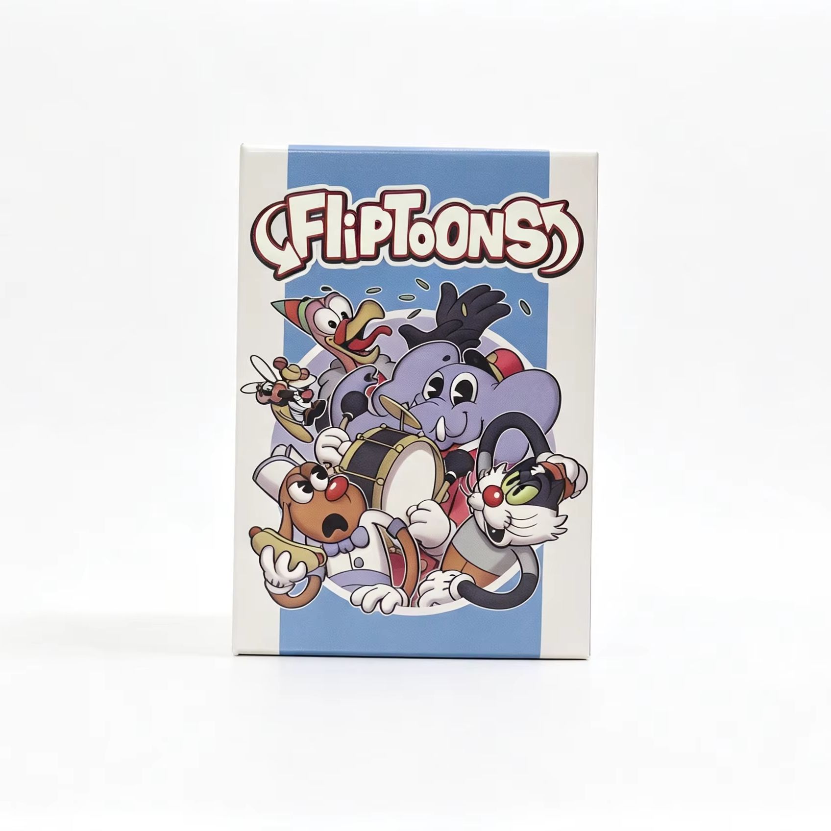 Board Game Live - FlipToons ボードゲーム | アニメーション付きデッキビルディングカードゲーム！ | 学びやすい家族向けゲーム、クラシックな漫画スタイル