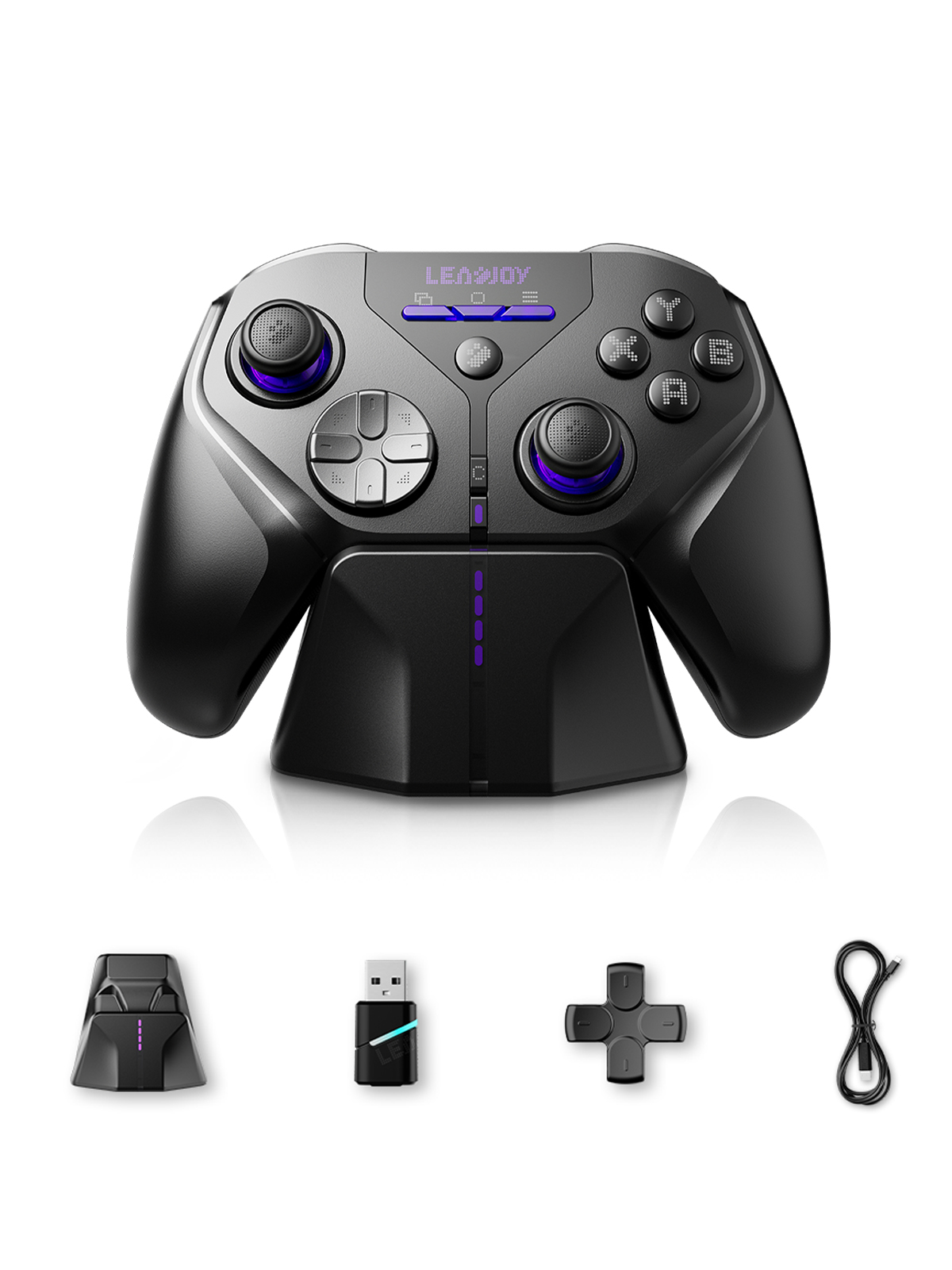 Board Game Android - Leadjoy Xeno Plus ワイヤレスコントローラー - TMRスティック、ホールセンサーとマイクロスイッチトリガー搭載、PC、iOS、Android、Nintendo