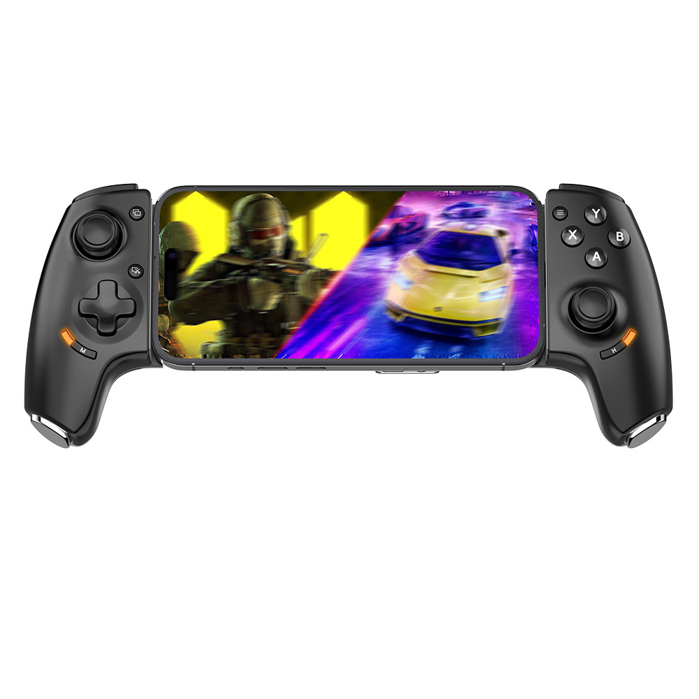 Board Game Android - Switch/iOS/Android/PC用有線モバイルコントローラーAB01、ホール効果ジョイスティック＆トリガー付きワイヤレスゲームパッド、冷却ファン、マクロキー