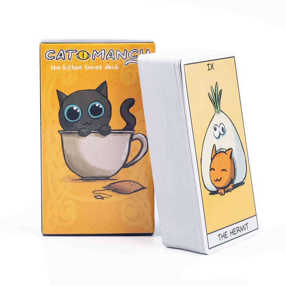 Cat Mancy 子猫タロットデッキ ​​78 カード 英 - Board Game Of Life のレビューと価格