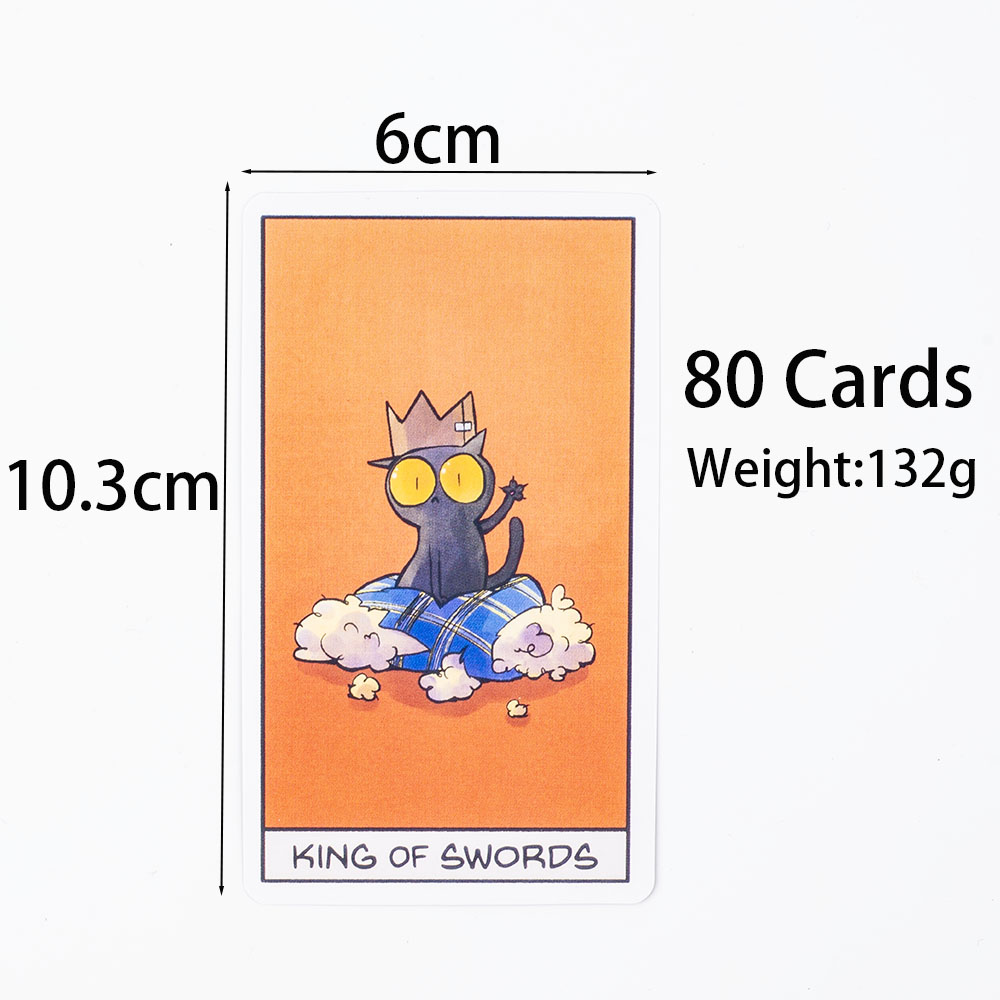 Cat Mancy 子猫タロットデッキ ​​78 カード 英 - Board Game Of Life のレビューと価格